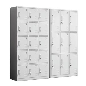 <span class=keywords><strong>Armoire</strong></span> métallique 15 portes en acier, vente chaude, directement d'usine, <span class=keywords><strong>pas</strong></span> chère, moderne, verrouillable, pour chaussures et vêtements - Product Image 6