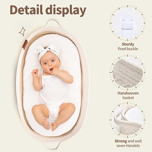 Panier à langer pour bébé, panier Moïse pour nouveau-né, panier à langer pour commode - Product Image 4