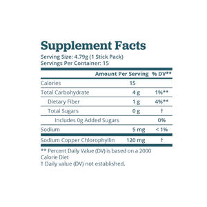 Poudre <span class=keywords><strong>de</strong></span> <span class=keywords><strong>jus</strong></span> <span class=keywords><strong>de</strong></span> superaliment vert chlorophylle - pour une énergie propre, une détoxification du corps et une alcalinisation - 15 sachets - Mélange d'herbe <span class=keywords><strong>de</strong></span> blé et <span class=keywords><strong>de</strong></span> spiruline - Product Image 3