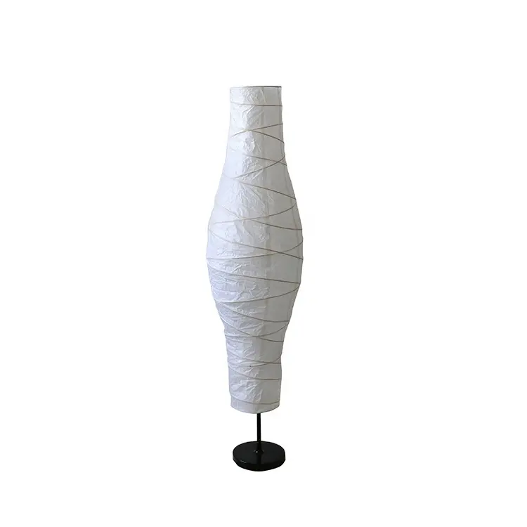 Modern designer handmade paper LED floor standing lamp