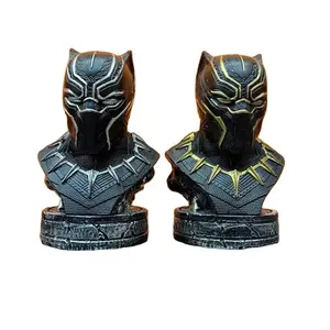 10 см Marvels Hero Black-Panther бюст из Смолы Статуя Коллекционная модель Художественная Скульптура ремесла экшн-игра