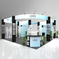 Stand d'exposition modulaire portable de haute qualité 3x3 10x10, équipement pour stand de salon professionnel