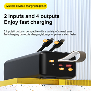 50000 mAh ngân hàng điện công suất lớn Sạc di động với đèn pin LED năm cổng đầu ra pd22.5w sạc nhanh ngân hàng điện - Product Image 2