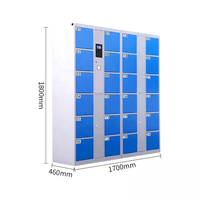 Vente directe d'usine, casier électronique intelligent, casier de stockage temporaire pour bagages, casier à commande avec scanner de code QR