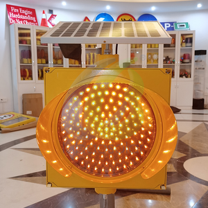Luce Lampeggiante Solare LB-L1 300mm per Operazioni 12/24 Ore, per Sezioni a Rischio di Incidenti - Product Image 5