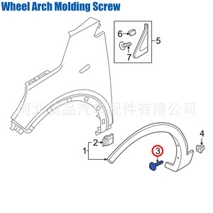 M5x19 Round Head Self Tapping Screw Phillips Drive Metal <b>Fastener</b> For Fender Mudguard Bumper - Product Image 3