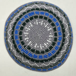 <span class=keywords><strong>DMC</strong></span> fait <span class=keywords><strong>à</strong></span> la main Crochet Kippah 100% <span class=keywords><strong>coton</strong></span> chapeau juif pour hommes garçons enfants pour les scènes d'affaires en plein air motif tricoté pour l'hiver - Product Image 4