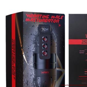 Leten Thunder Storm Gran App Interactive <span class=keywords><strong>Knock</strong></span> Coupe d'avion Gode TPE pour homme <span class=keywords><strong>Sex</strong></span> Toy avec fonction vagin 24/Boîte - Product Image 5