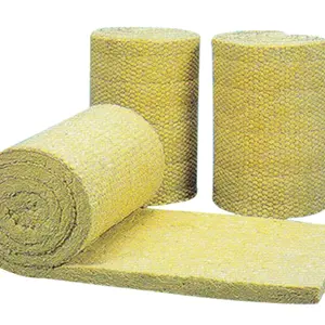 Fireproof Insulation Blanket High Quality Building Fireproof Insulation Rock Wool Blanket Wire Mesh