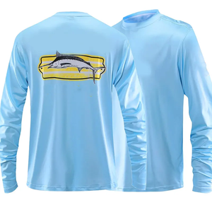 Sublimation Fishing Wear Uv Sun Protection <strong>T</strong> <strong>Shirts</strong> Men Upf 50+ <strong>Fish</strong> <strong>Shirts</strong> Custom Long Sleeve Fishing <strong>Shirt</strong> for Unisex Adults - Product Image 3