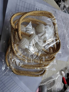 Home Decoration Magnetic Curtain <strong>Tie</strong> <strong>Backs</strong> with Pearls Modern Curtain Holdbacks Strap Decoration for Outside and Inside Drapes - Product Image 2
