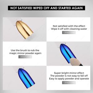 Esmalte de Uñas en Gel de un Solo Paso con Efecto Espejo JTING, Base de Gel Cromado Negro/Blanco, Esmalte de Uñas en Gel UV/LED, Esmalte de Uñas en Gel de Marca Privada - Product Image 4