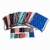 Sac de sport portable imperméable à cordon de serrage, pliable, en polyester, avec impression de logo personnalisé, sac à dos de sport, sac de sport scolaire, sac de plage, sac de voyage