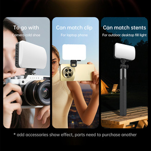 <span class=keywords><strong>Lampe</strong></span> LED portable pour photographie, mini <span class=keywords><strong>lampe</strong></span> à intensité réglable pour téléphone, pour l'enregistrement vidéo sur <span class=keywords><strong>TikTok</strong></span> et YouTube, avec fixation magnétique - Product Image 4
