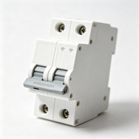Disjoncteur intelligent WiFi MCB 2P 6KA 400V Tuya, interrupteur intelligent à commande à distance, protection contre les surcharges, rail DIN