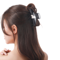 Pinces à cheveux acides en acétate DOWELL pour femmes avec un grand volume de cheveux pinces à cheveux arrière de la tête Updo pinces à requin à lettres simples