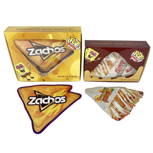 Tùy Chỉnh In 3.5 Mylar Túi Và Hộp Bánh Pizza Đứng Up Pouch Mùi Bằng Chứng 8 3.5G Hình Dạng Chết Cắt Kỳ Lạ Mylar Túi Với Hộp Thiết Lập - Product Image 6