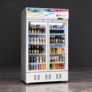 Réfrigérateur commercial de série pour cuisine, à porte unique, avec refroidissement par ventilateur direct, porte vitrée, pour aliments spéciaux, bar - Product Image 3