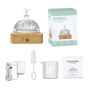 Gran oferta de fábrica, nuevo difusor de humidificador de depósito de vidrio de gran capacidad, difusor de Aroma ecológico de 200ml, fácil de limpiar - Product Image 6