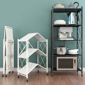 Étagères métalliques robustes à cinq niveaux à prix compétitif, 5 couches, pliables, pour la maison, le bureau, le garage, les meubles de maison - Product Image 1