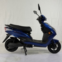 Scooter électrique monoplace à deux roues, 1000W, 150kg, longue autonomie, batterie amovible, frein à disque sur roue avant, phare LED