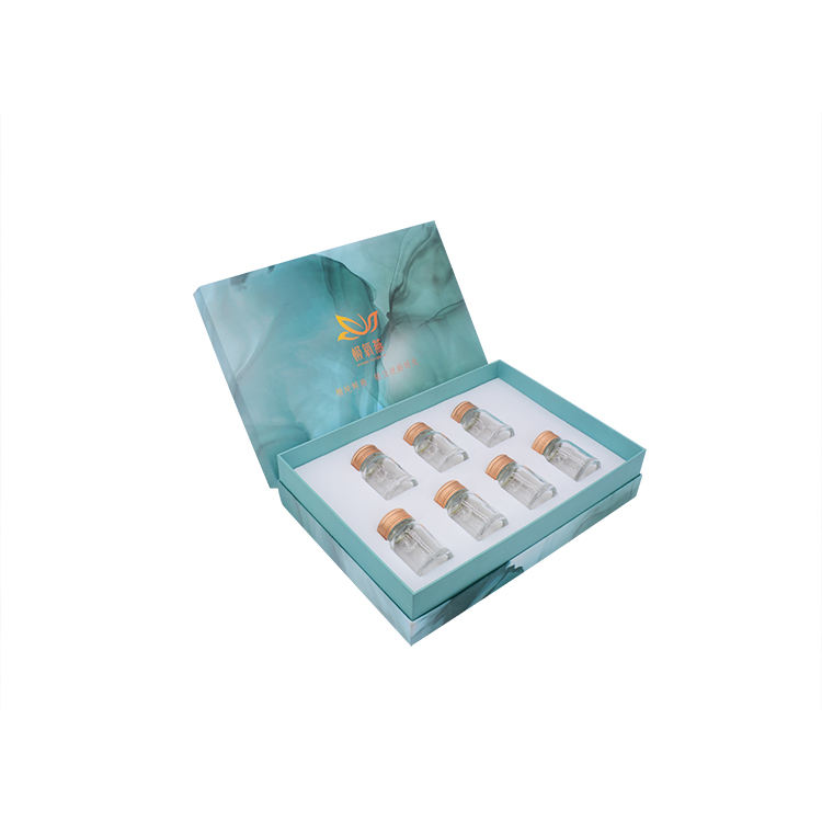 Custom designed blue <span class=keywords><strong>bird</strong></span>'s nest gift package box Health care product function gift box - Product Image 1