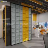 Panneau acoustique 3D moulé sur mesure en fibre de polyester PET, insonorisant, à grille carrée, panneau encastré OEM pour hôtel, bureau, auditorium