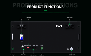 Batería de Iones de Litio LiFePO4 de 48V 200Ah de Buena Calidad Personalizada para Equipos de Telecomunicaciones IBAN POWER EBS 48200 4000 Ciclos - Product Image 2