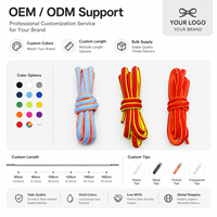 Lacets de sport ronds personnalisés en gros, lacets de sport assortis aux couleurs pour baskets de course OEM ODM Mingjia