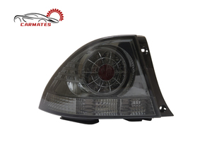 Carmates Hot Bán đèn hậu lắp ráp <span class=keywords><strong>LED</strong></span> Đèn đuôi phanh ánh sáng lần lượt tín hiệu nền đen cho Lexus <span class=keywords><strong>is200</strong></span> 1998 - 2005 - Product Image 6