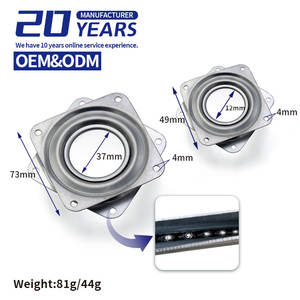 キッチン家具 3インチ 4インチ 6インチ 正方形回転プレート ターンテーブル ボールベアリング レイジースーザン ダイニングテーブル用 - Product Image 2