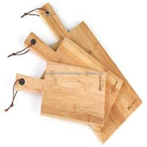 Planche à découper en bois avec manche en métal Couteau populaire Plateau de service Planche à découper de cuisine avec manche en métal - Product Image 4