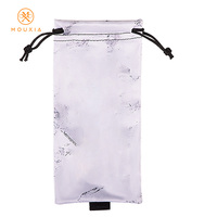 Pochette en microfibre personnalisée avec impression graphique, sac de rangement pour lunettes à cordon, emballage pour lunettes optiques, fabricant en gros
