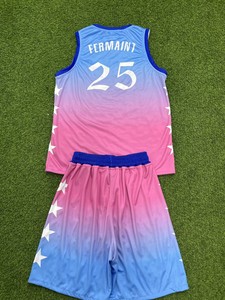 Divisa da Allenamento Double-Face ad Asciugatura Rapida per Dragon Boat, Abbigliamento per Scuola Primaria, Lacrosse, <span class=keywords><strong>Basket</strong></span> per Uomo e Donna - Product Image 5