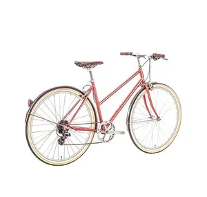 China Wholesale Hi-ten Steel Dutch City Bike 8 Speed 28 Inch Size Ladies City Commuter Bikes For Sale