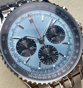 2025 mới cao cấp sang trọng đa chức năng thép không gỉ của nam giới Chronograph Xem với 22mm băng thông con trỏ quay số thiết kế - Product Image 2