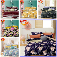 Jimmy 4 Pièces 6 Pièces 8 Pièces Personnalisé Draps de Lit Imprimé Floral Géométrique 2 Draps 4 Taies d'Oreiller Linge de Maison Parure de Lit Vente en Gros