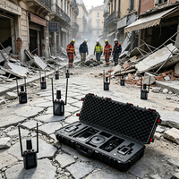 8 Inch High Brightness Display Audiovisual Microseismic Survivor Detector GPS Location Earthquake Rubble Rescue Equipment Kit