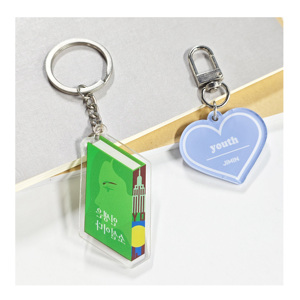 Acrylic <b>Keychain</b> Wholesale Homemade Design Acrylic Custom <b>Keychain</b> Epoxy Cartoon Custom Printed Acrylic <b>Keychain</b> - Product Image 2