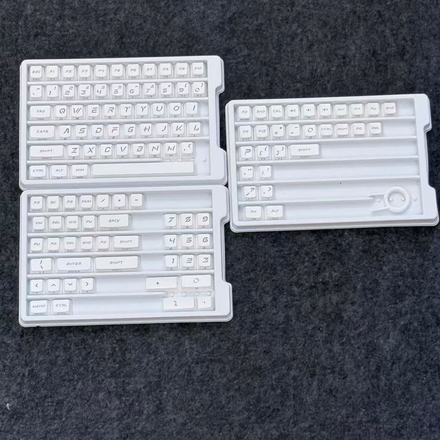 Cherry Profile PBT Double Shot Injection Keycaps Custom Engraving Front Side Backlit Legends Universal Compatibility for