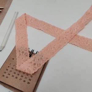 <b>Elastic</b> Band <b>Lace</b> Strap Flat Width High <b>Elastic</b> Webbing for Sewing & Crafting Customized 26mm Sizes Colorful Fashionable Nylon - Product Image 1