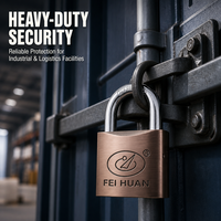 Factory Price OEM Durable Weatherproof Iron Padlock High Security Anti-Rust Keyed Lock for Garden Shed Warehouse