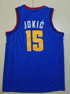 DEN 15 <span class=keywords><strong>Nikola</strong></span> Jokic Uniforme pour hommes de haute qualité Broderie de qualité supérieure Couture City Edition Basketball Shirts Jerseys - Product Image 3