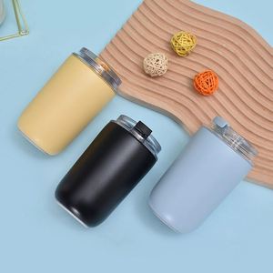 School Portable Mini Stainless Steel Tumbler with Straw Travel Vacuum <b>Hot</b> <b>Drinks</b> Reusable Coffee Mug Wedding Insulated - Product Image 4