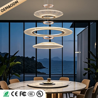 Lustre de salon de luxe moderne, lampe suspendue pour îlot de cuisine et restaurant, luminaire suspendu design pour salon