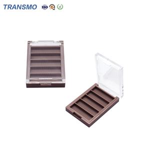Paleta de Sombras de Ojos Vacía de Plástico Transparente Prensado con Logotipo Personalizado de Lujo al por Mayor, Envase Cosmético Prensado Reciclable - Product Image 3