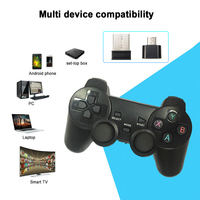 Control Inalámbrico para Juegos de 2.4GHz y 706W para PC//Android TV con Motor de Vibración, Material ABS Ecológico