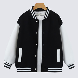 Veste de baseball à boutons pour enfants, uniforme scolaire pour garçons et filles, costume de sport, veste décontractée pour adolescents - Product Image 1