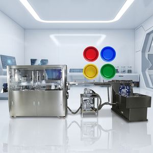 Machine d'inspection des bouchons de bouteilles, équipement d'inspection visuelle à 360°, rejet automatique des défauts des bouchons en plastique (taches, rayures, éclats) - Product Image 1