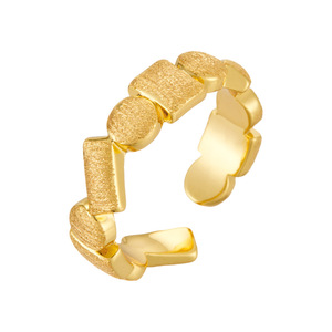 Geometric <b>Open</b> <b>Ring</b> Gold Plated Fashionable Index Finger <b>Ring</b> For Women Party Jewelry R17863 - Product Image 5